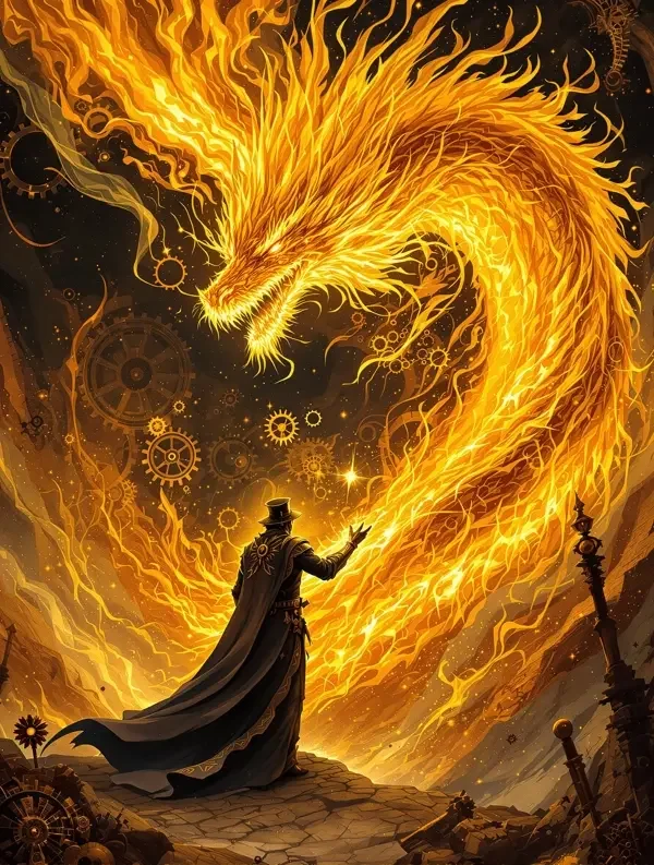 巨龙炼金术士 蒸汽朋克影视封面